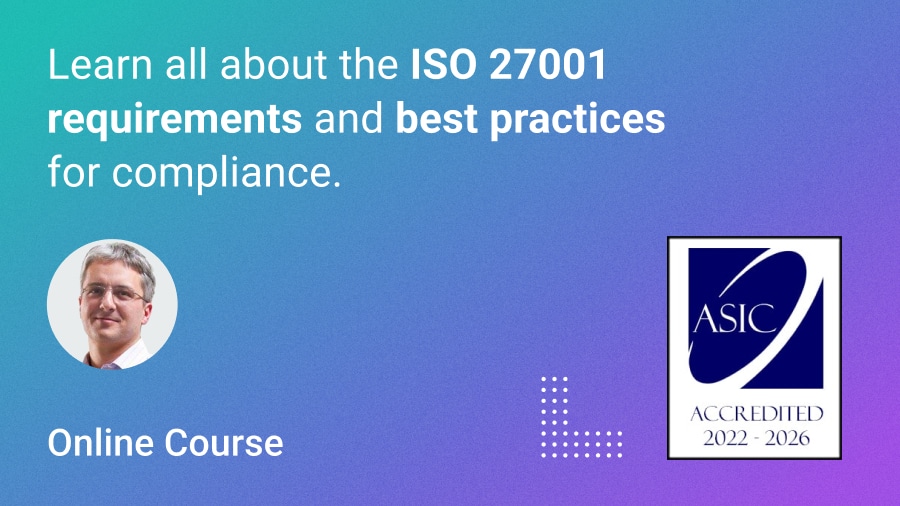 Free ISO 27001 Foundation Course - Training & Certificate | Advisera